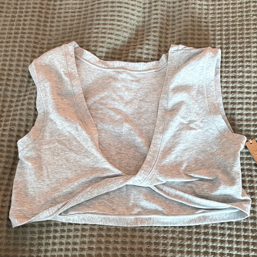 Gray Women's Sleeveless Top